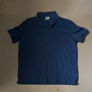 men’s calvin klein blue polo